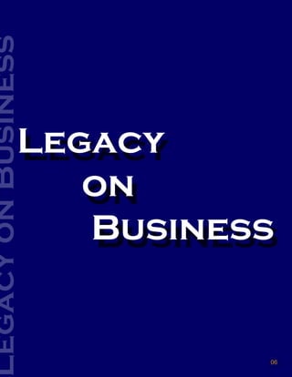 Legacy Magzaine Summer issue