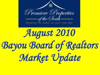 August market update presentation