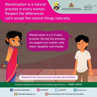 Menstrual hygiene management