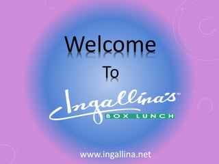 Welcome
To
www.ingallina.net
 