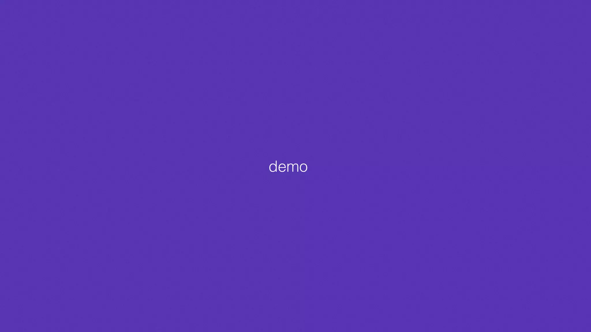 demo
 