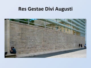 Res Gestae Divi Augusti
 