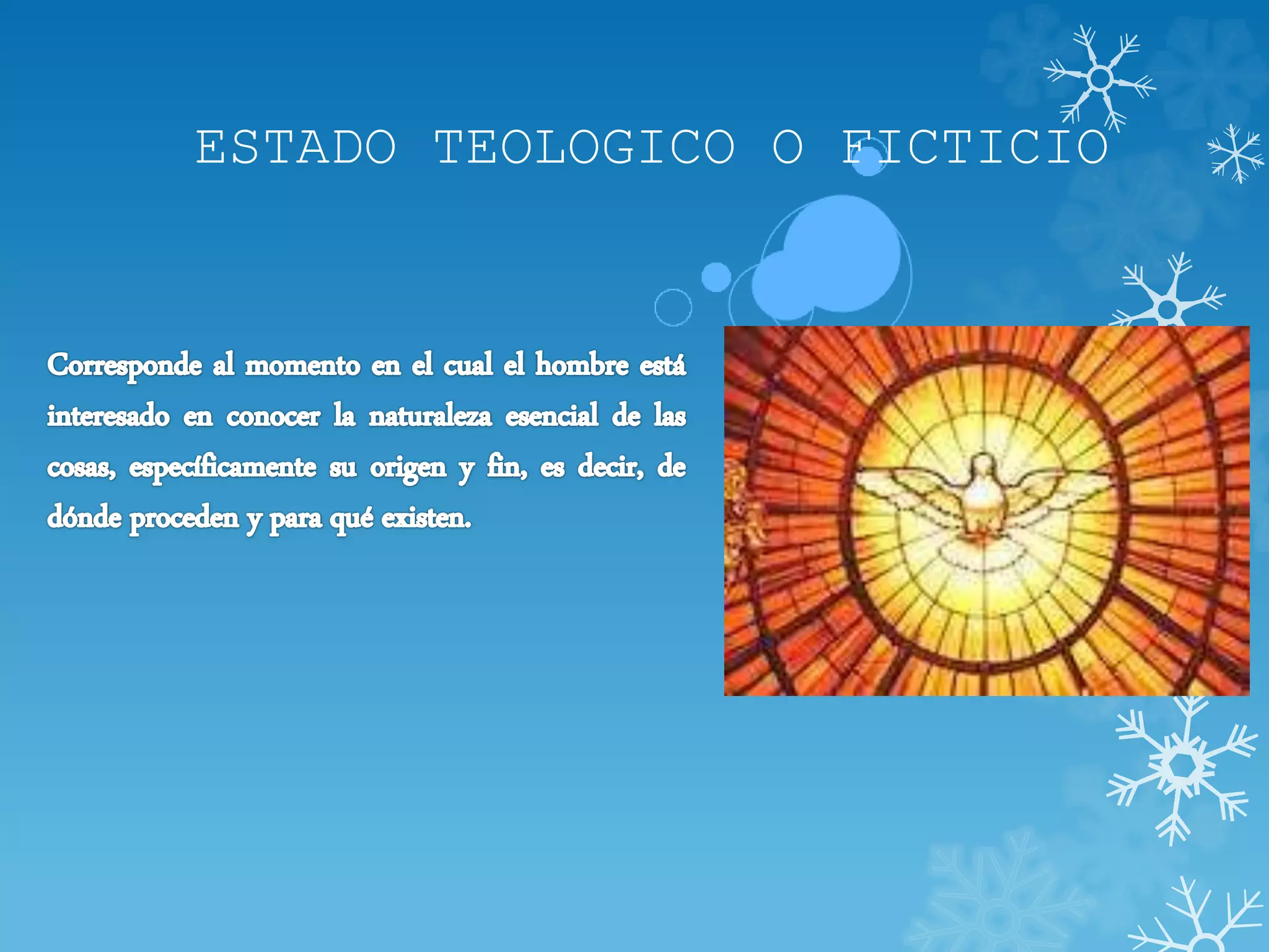 ESTADO TEOLOGICO O FICTICIO