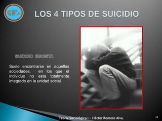 METODOLOGIACOMPARACIONLo divide en tres subtipos: primero podemos comparar las sociedades humanas con las de los animales inferiores. Segundo, podemos comparar a las sociedades  en diferentes zonas del mundo. Tercero, podemos comparar los diferentes estadios de las sociedades en el transcurso del tiempo.Teoria Sociológica I - Héctor Romero Alva.22
