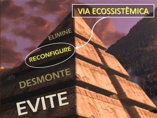 VIA ECOSSISTÊMICA

             INE
        ELIM

           U RE
    O NFIG
 REC


        ON TE
DE SM


EV I TE
 