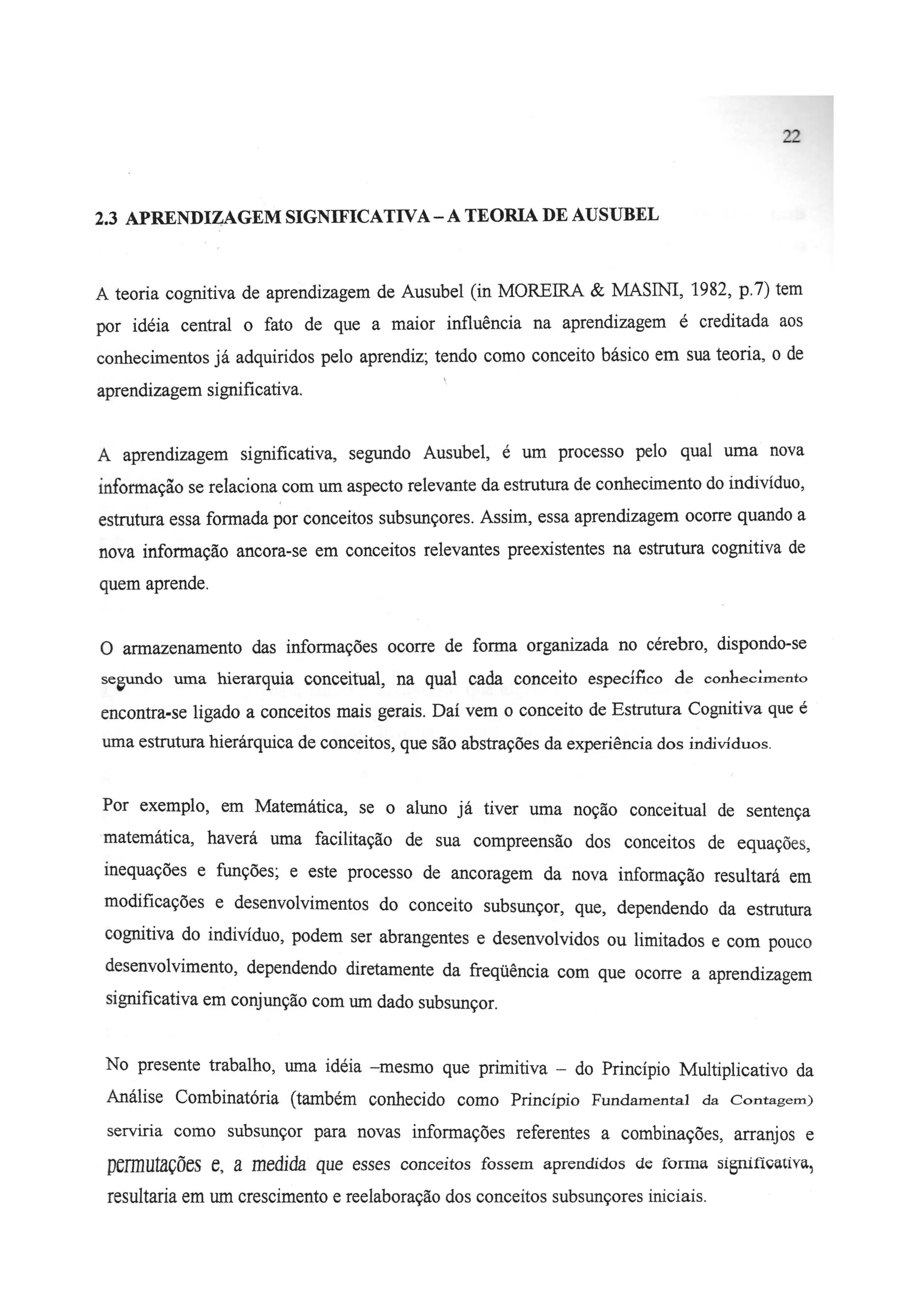 O Princípio Multiplicativo como Recurso Didático para a Resolução de Problemas de Contagem - Augusto César Barbosa Dornelas - Dissertação de Mestrado