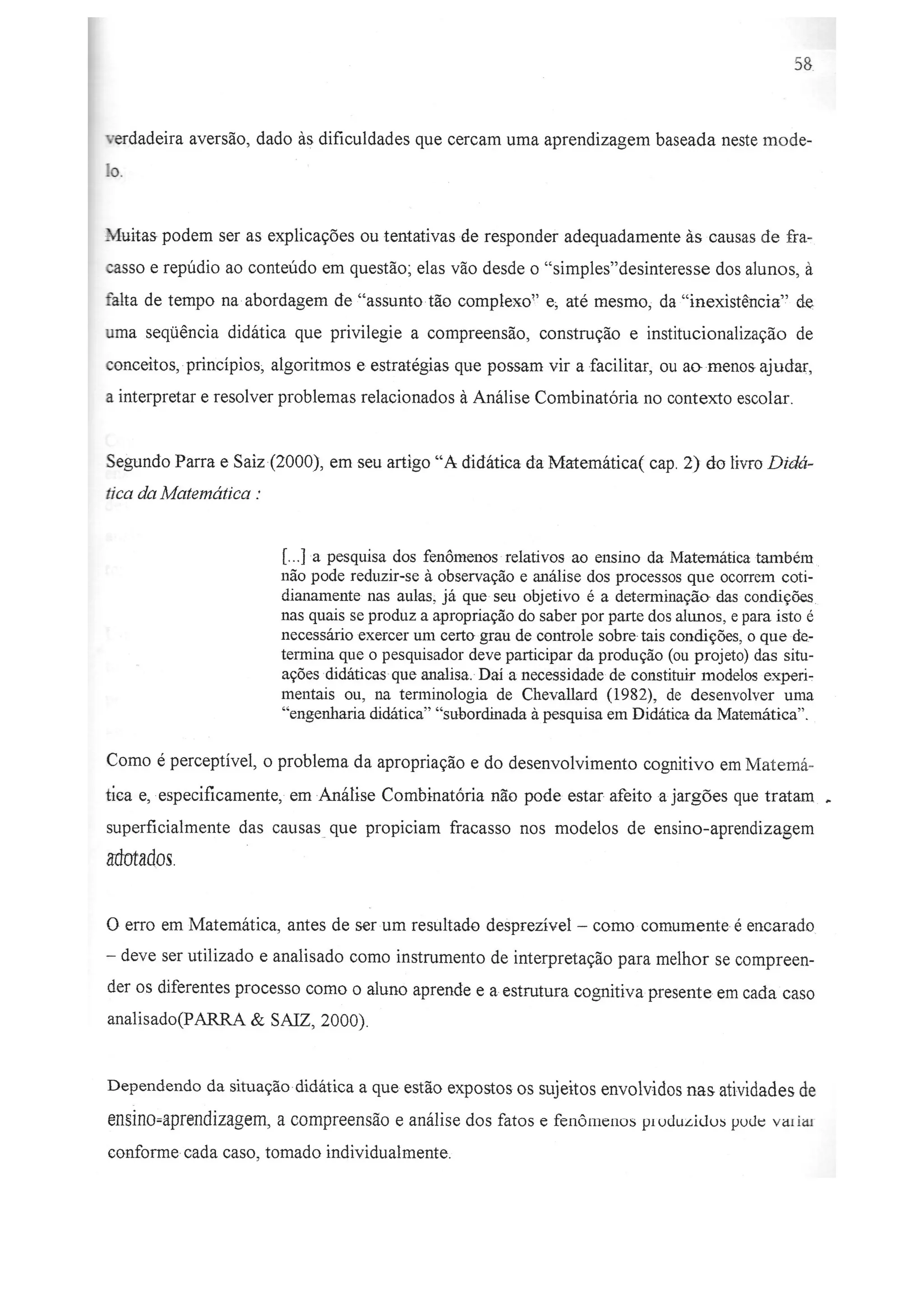 O Princípio Multiplicativo como Recurso Didático para a Resolução de Problemas de Contagem - Augusto César Barbosa Dornelas - Dissertação de Mestrado