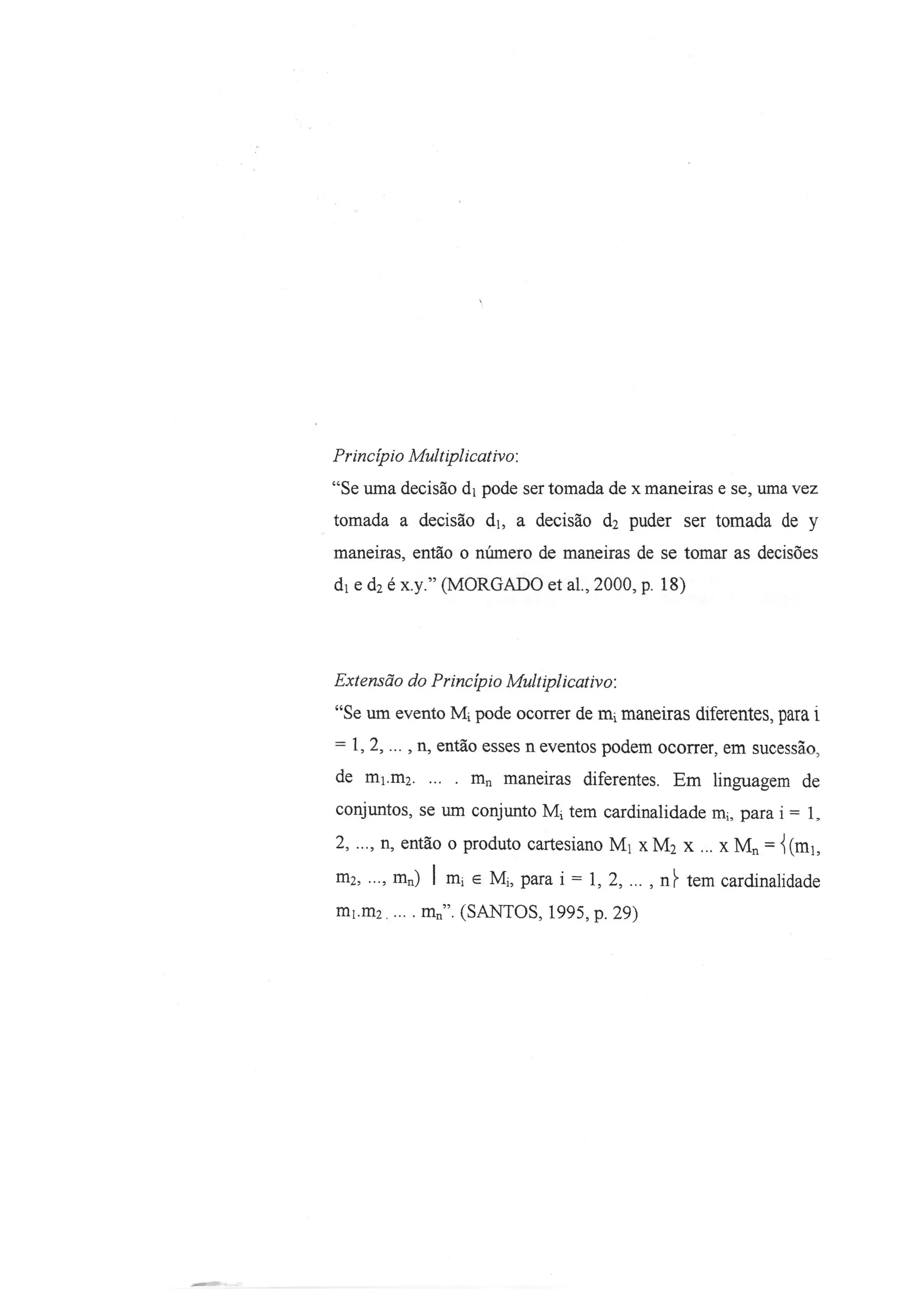 O Princípio Multiplicativo como Recurso Didático para a Resolução de Problemas de Contagem - Augusto César Barbosa Dornelas - Dissertação de Mestrado