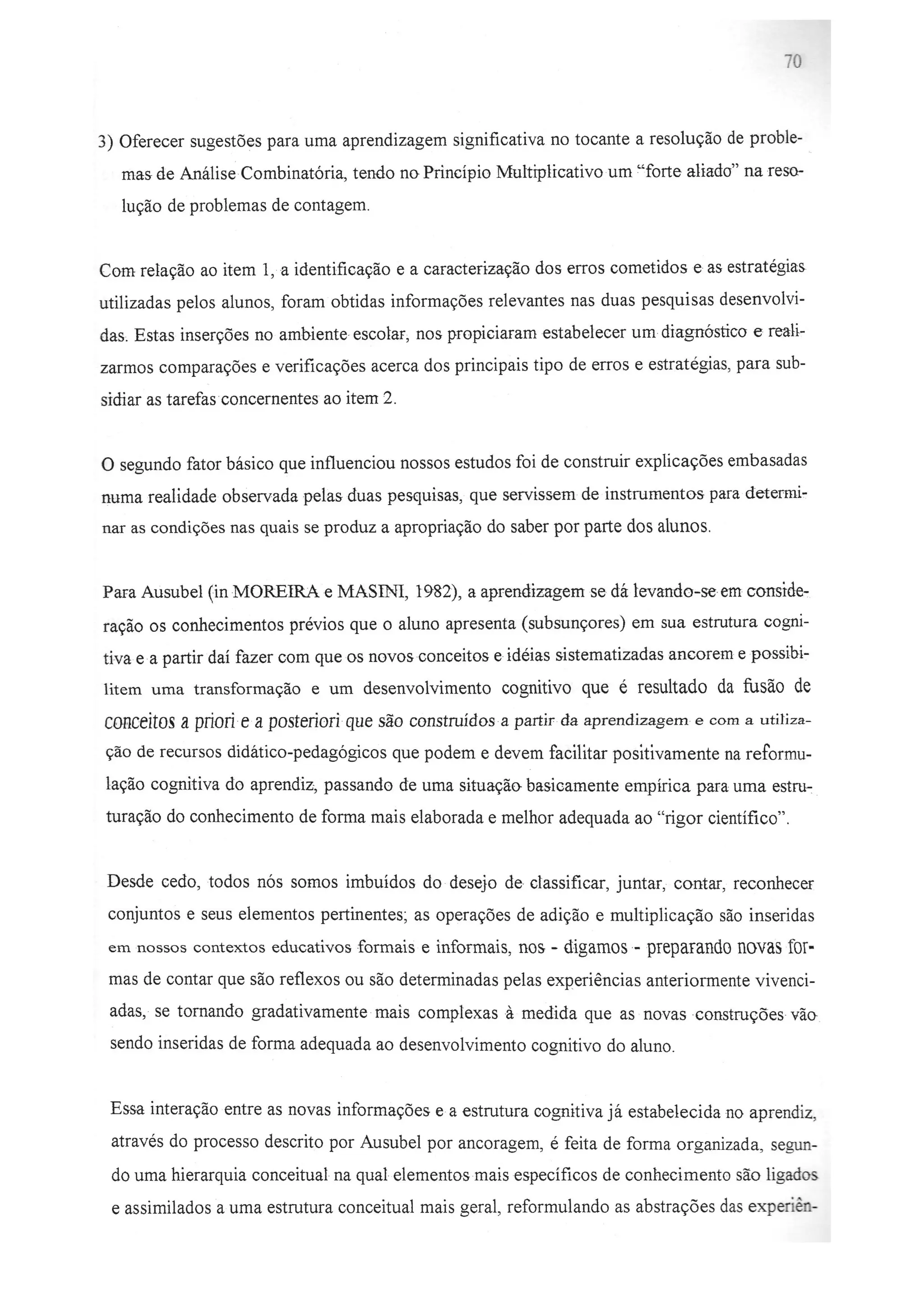 O Princípio Multiplicativo como Recurso Didático para a Resolução de Problemas de Contagem - Augusto César Barbosa Dornelas - Dissertação de Mestrado
