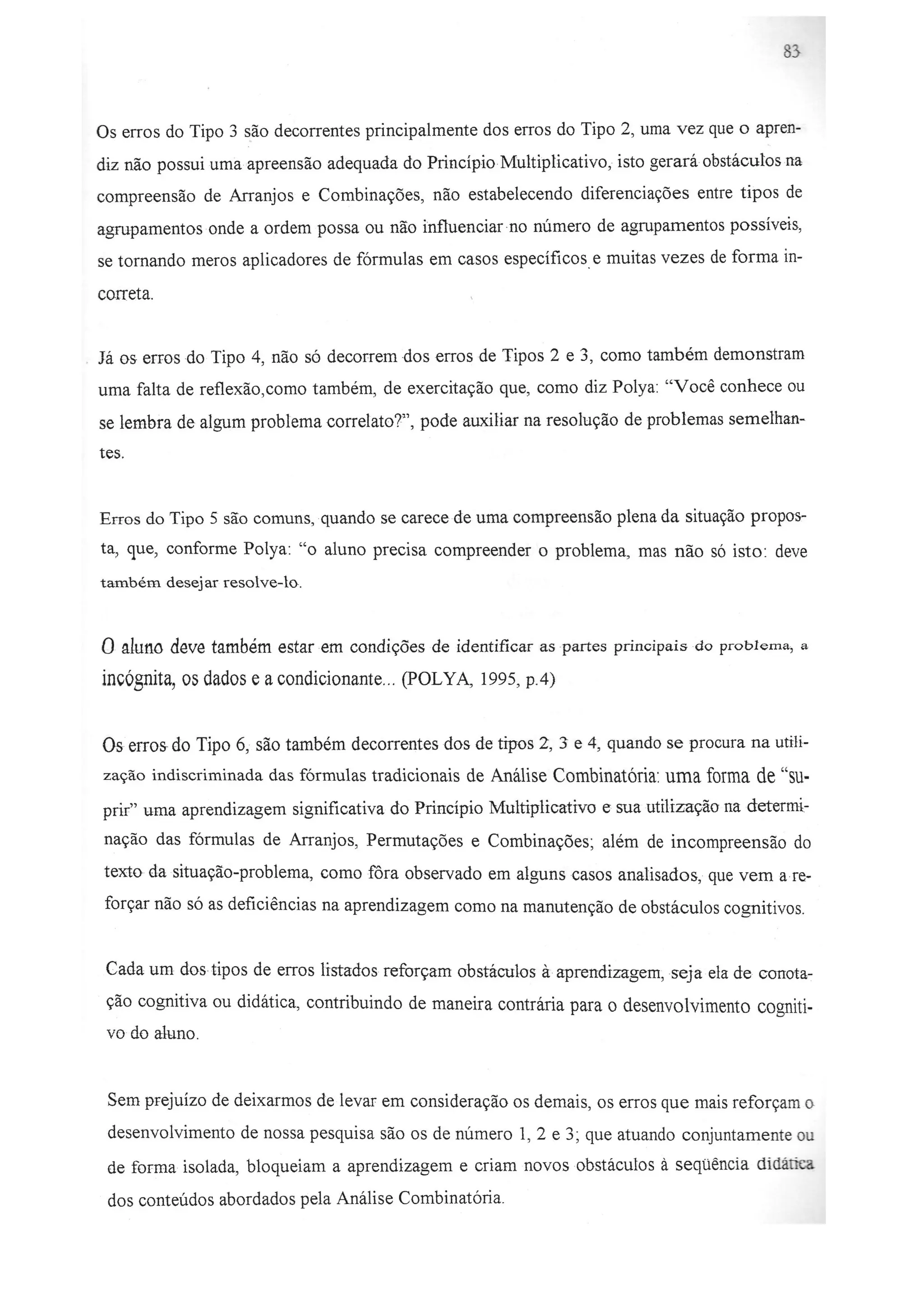 O Princípio Multiplicativo como Recurso Didático para a Resolução de Problemas de Contagem - Augusto César Barbosa Dornelas - Dissertação de Mestrado