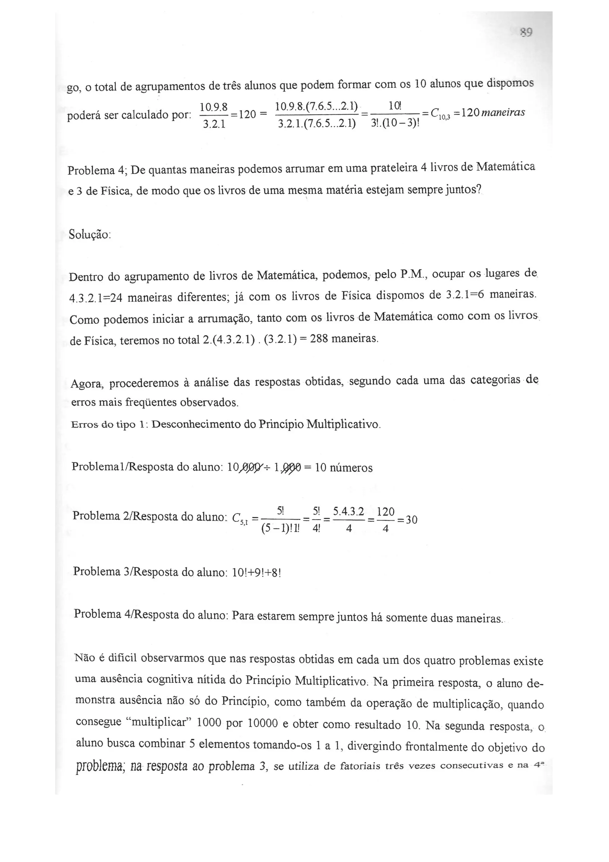 O Princípio Multiplicativo como Recurso Didático para a Resolução de Problemas de Contagem - Augusto César Barbosa Dornelas - Dissertação de Mestrado