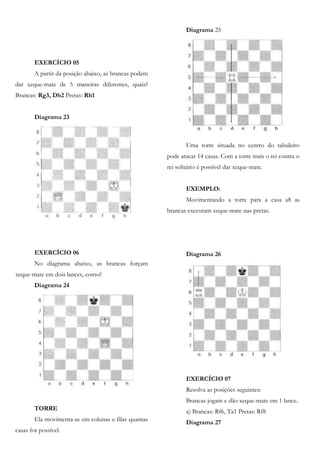 Mates elementares - Curso de Xadrez para Crianças 