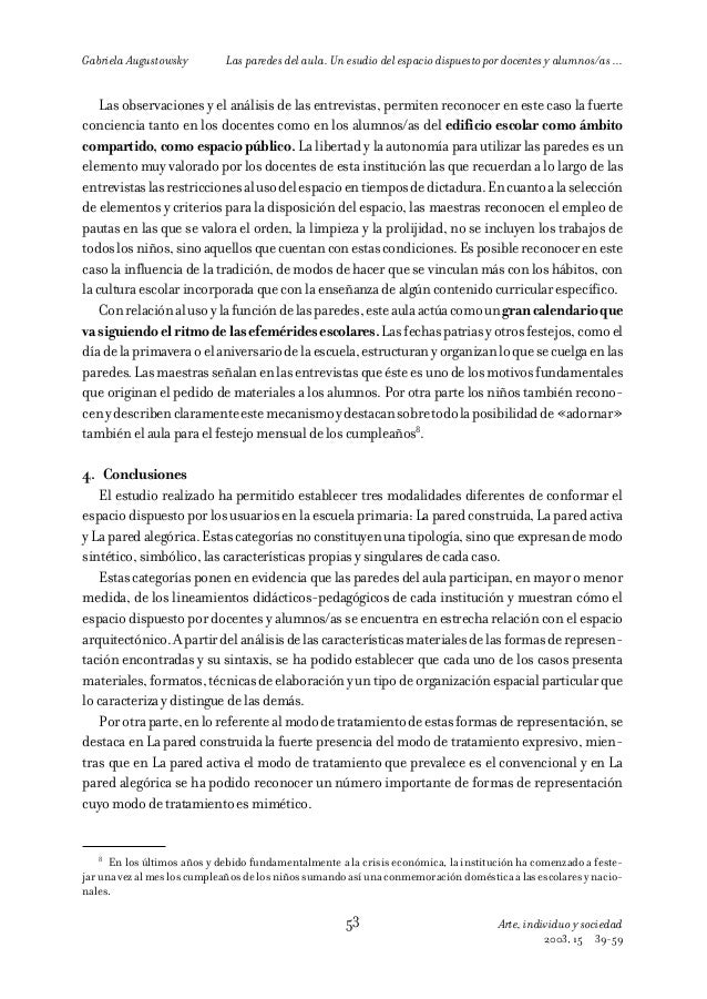 Augustowsky Las Paredes Del Aula