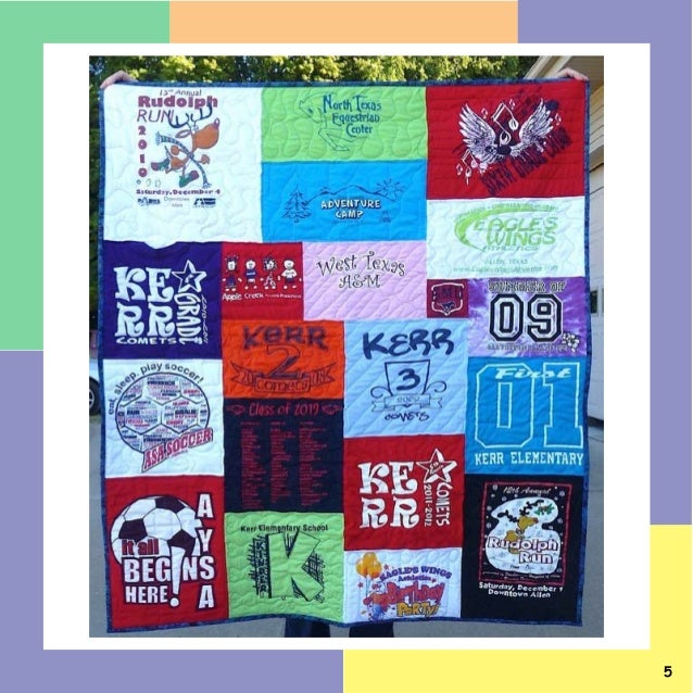 Download T-shirt Quilts made by Too Cool T-shirt Quilts - August 2013