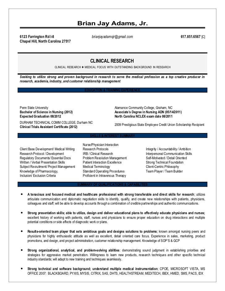 research on resumes