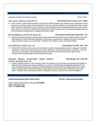 August Research Resume