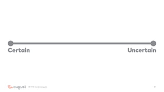 212016 | www.aug.co
Certain Uncertain
 