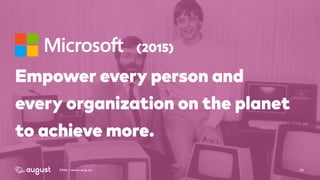 332016 | www.aug.co
(2015)
Empower every person and  
every organization on the planet
to achieve more.
 