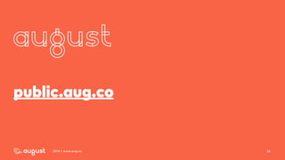 362016 | www.aug.co
public.aug.co
 