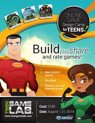 Teen GameLab - August 2014