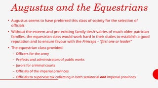 Augustus and the People - Roman Empire Ancient History | PPTX
