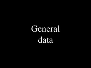 General
data
 
