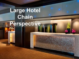 Large Hotel
Chain
Perspective

 