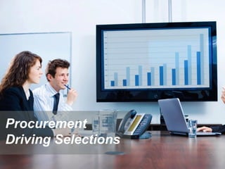 Procurement
Driving Selections

 