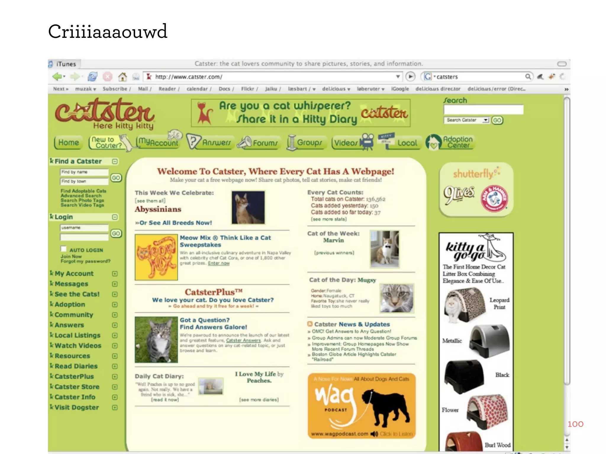 Criiiiaaaouwd




                100
 