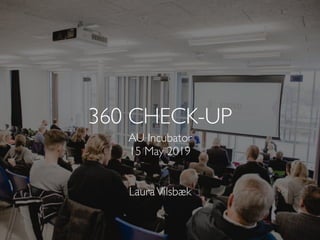 AU Incubator
15 May 2019
LauraVilsbæk
360 CHECK-UP
 
