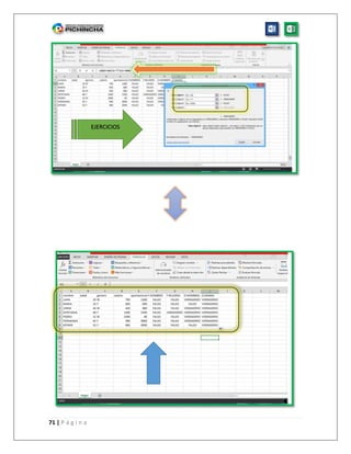 71 | P á g i n a
EJERCICIOS
 