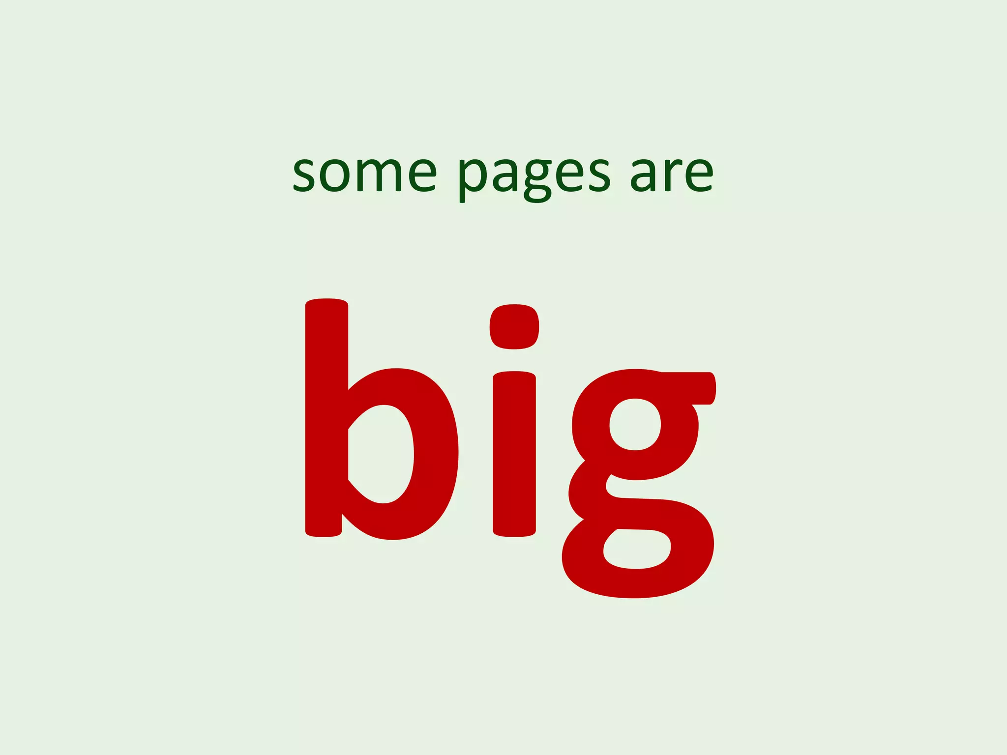 some pages are 