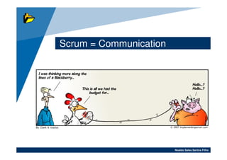 Scrum = Communication




                        Noaldo Sales Santos Filho
 