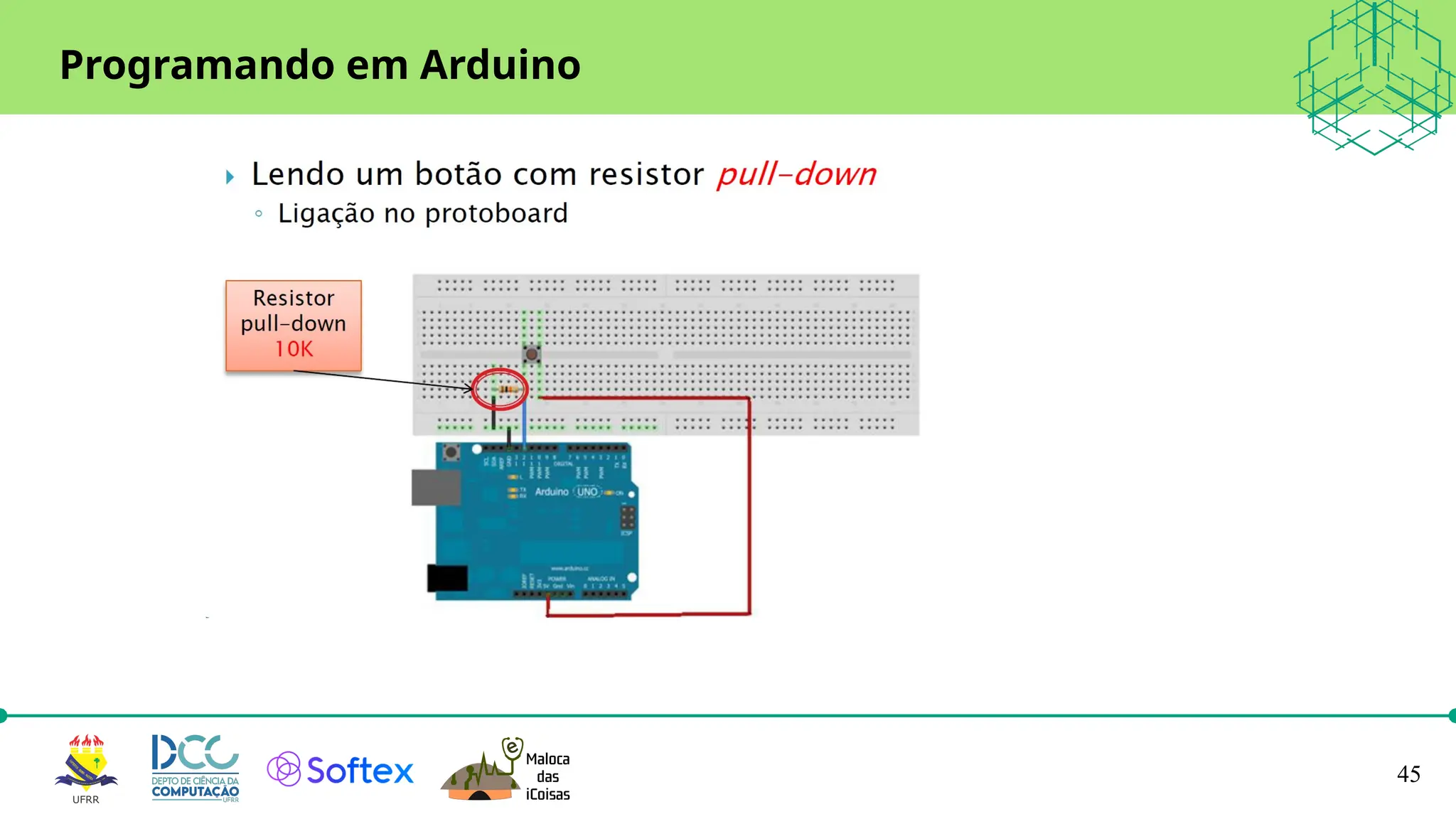 45
Programando em Arduino
 