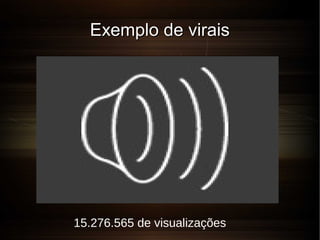 Exemplo de virais

15.276.565 de visualizações

 
