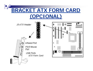 BRACKET ATX FORM CARD 
(OPCIONAL) 
 