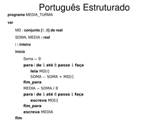 aula 08 - Logica de Programacao