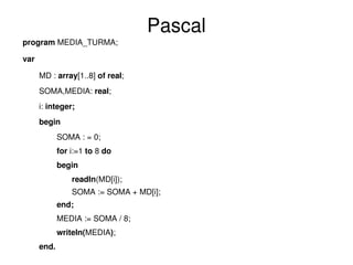 aula 08 - Logica de Programacao