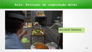 Copyright © 2016 Janynne Gomes 30
Microsoft Hololens
Aula: Evoluçao da computação móvel
 