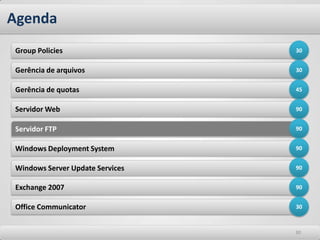Configurando as ferramentas do Windows Server 2008