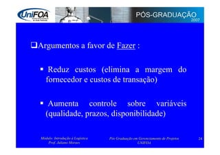 Logística: Administração e Transporte
