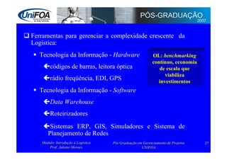 Logística: Administração e Transporte