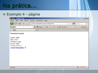 Na prática...
◊ Exemplo 4 - página

 