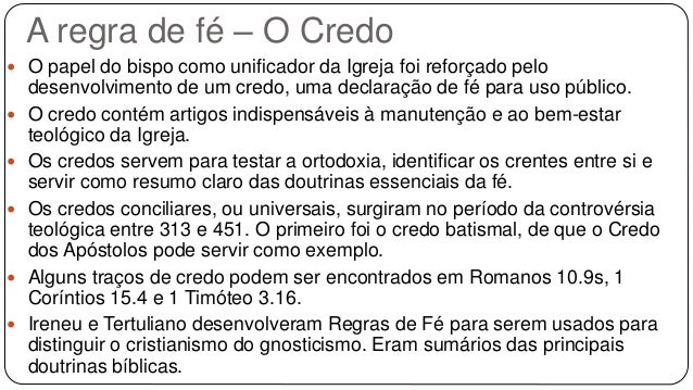História da Igreja I: Aula 5 - Em posição de defesa