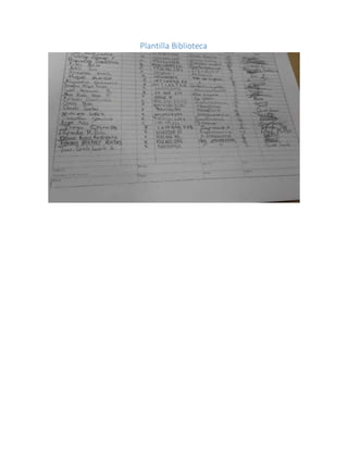 Plantilla Biblioteca
 