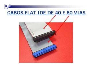 CABOS FLAT IDE DE 40 E 80 VIAS 
 