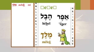 Curso de Hebraico Bíblico
 