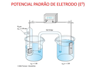 POTENCIAL PADRÃO DE ELETRODO (E0)  