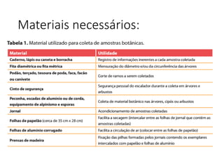 Materiais necessários:
 