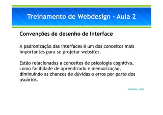 Aula 2 Webdesign